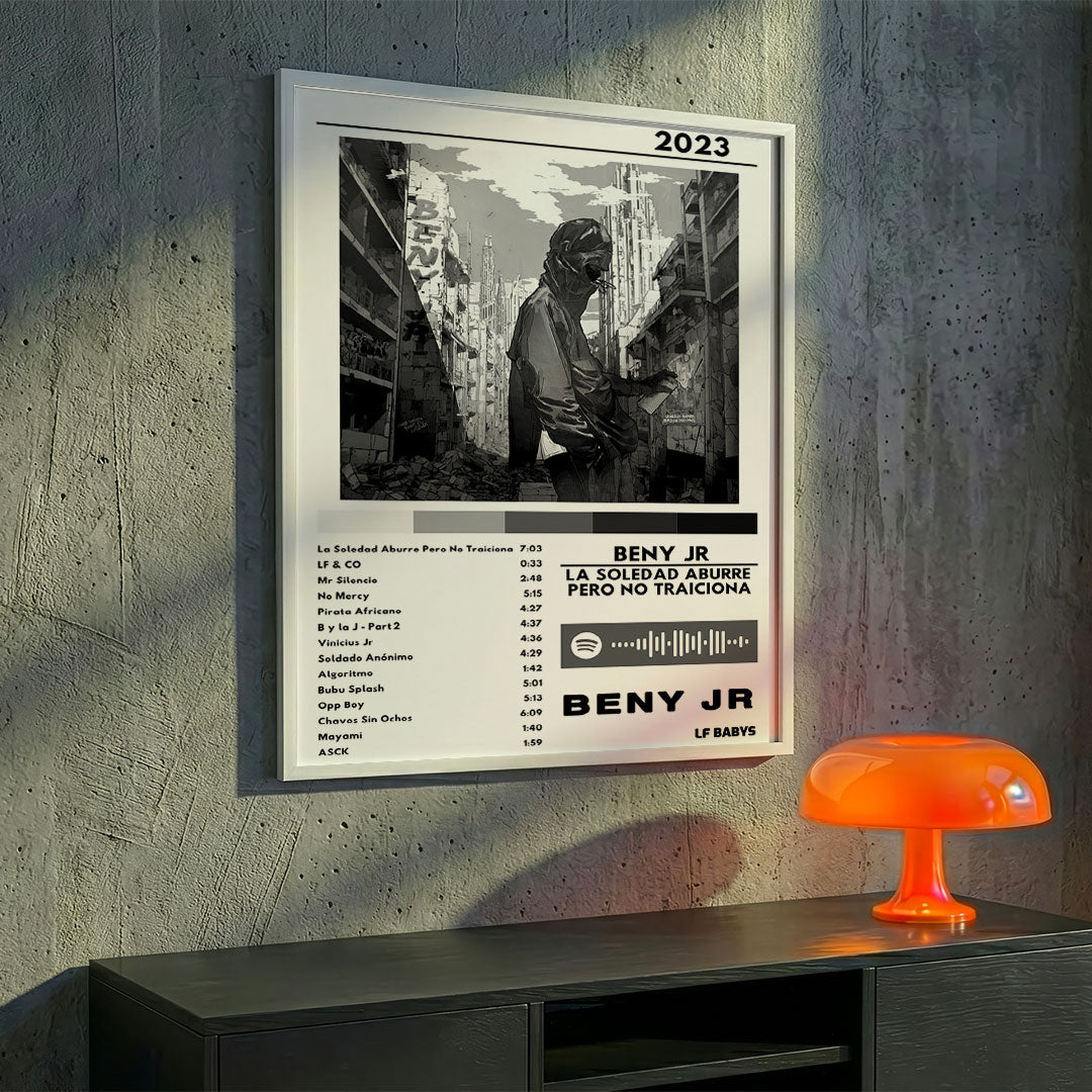 Cuadro Beny Jr - La soledad aburre pero no traiciona - Catarsis Visual