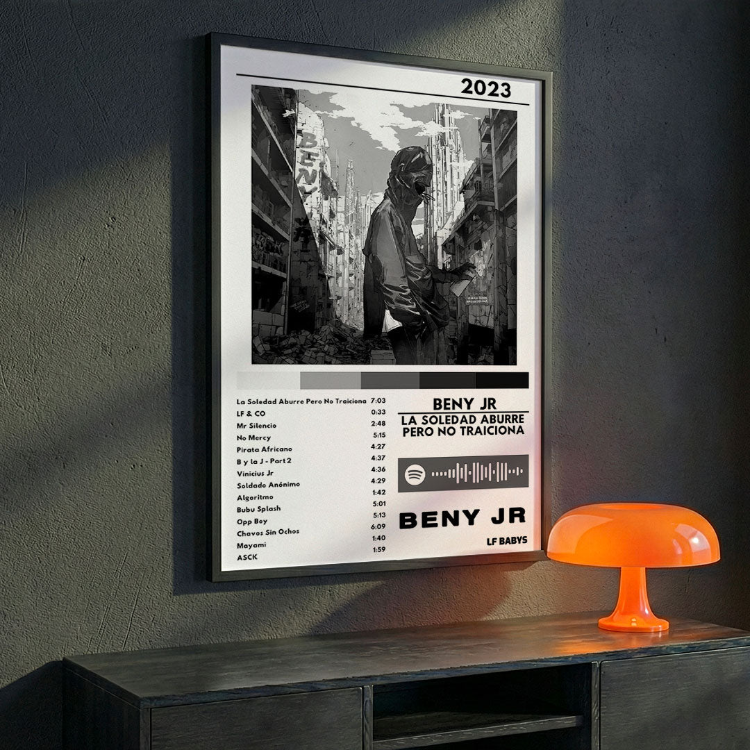 Cuadro Beny Jr - La soledad aburre pero no traiciona - Catarsis Visual