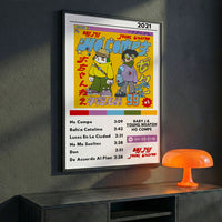 Cuadro Baby J & Young Weapon - No Compe - Catarsis Visual