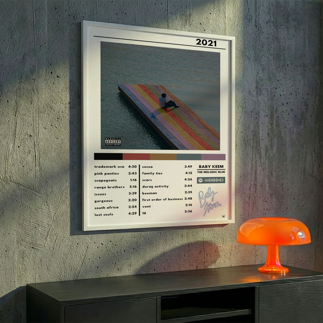 Cuadro Baby Keem - The Melodic Blue - Catarsis Visual