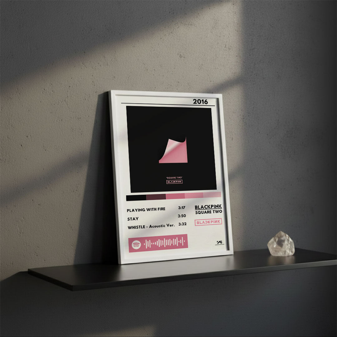 Cuadro Black Pink - Square Two