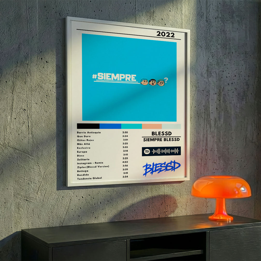 Cuadro Blessd - Simpre Blessd
