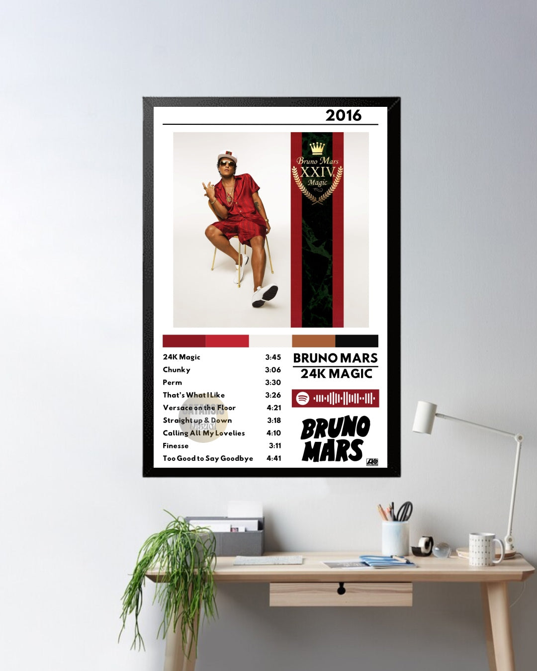 Cuadro Bruno Mars - 24K Magic