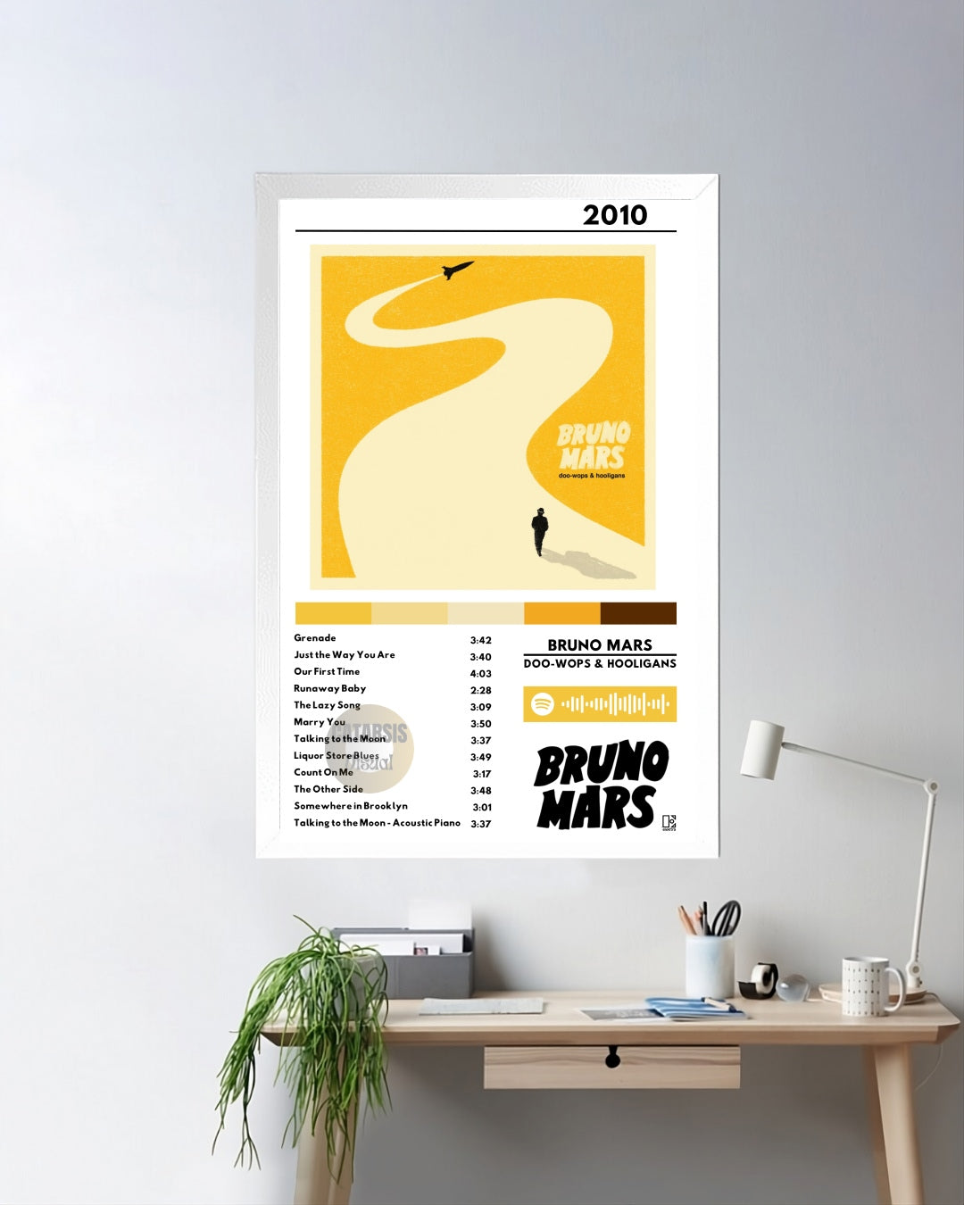 Cuadro Bruno Mars - Doo-Wops & Hooligans