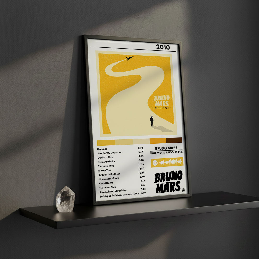 Cuadro Bruno Mars - Doo-Wops & Hooligans