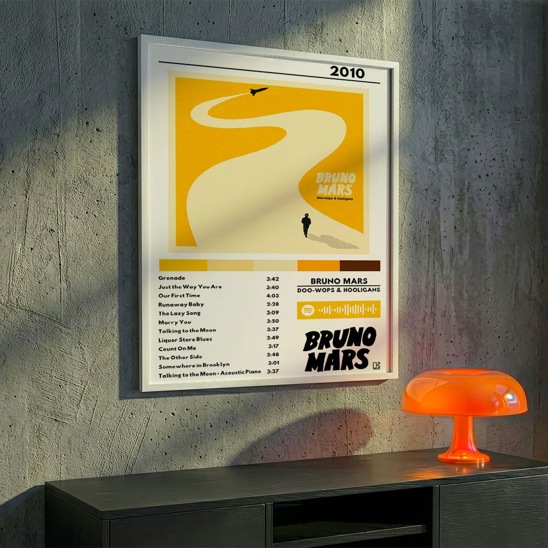 Cuadro Bruno Mars - Doo-Wops & Hooligans