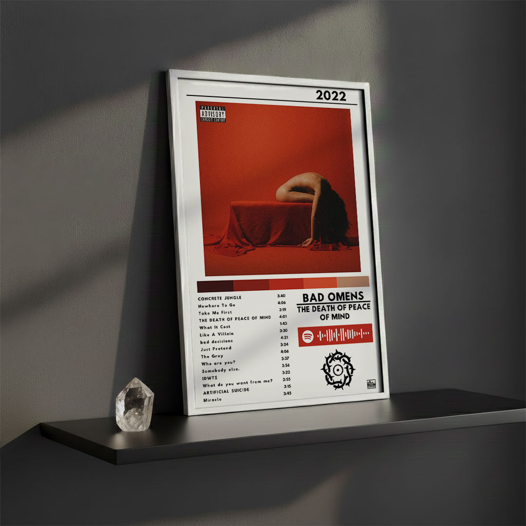 Cuadro Bad Omens - The Death of Peace of Mind - Catarsis Visual