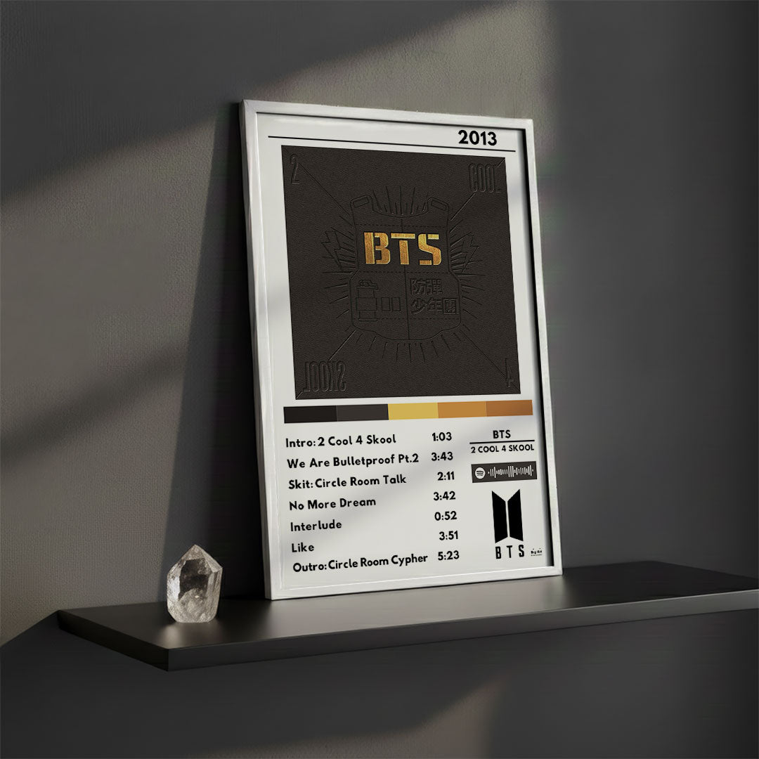 Cuadro BTS - 2 Cool 4 Skool