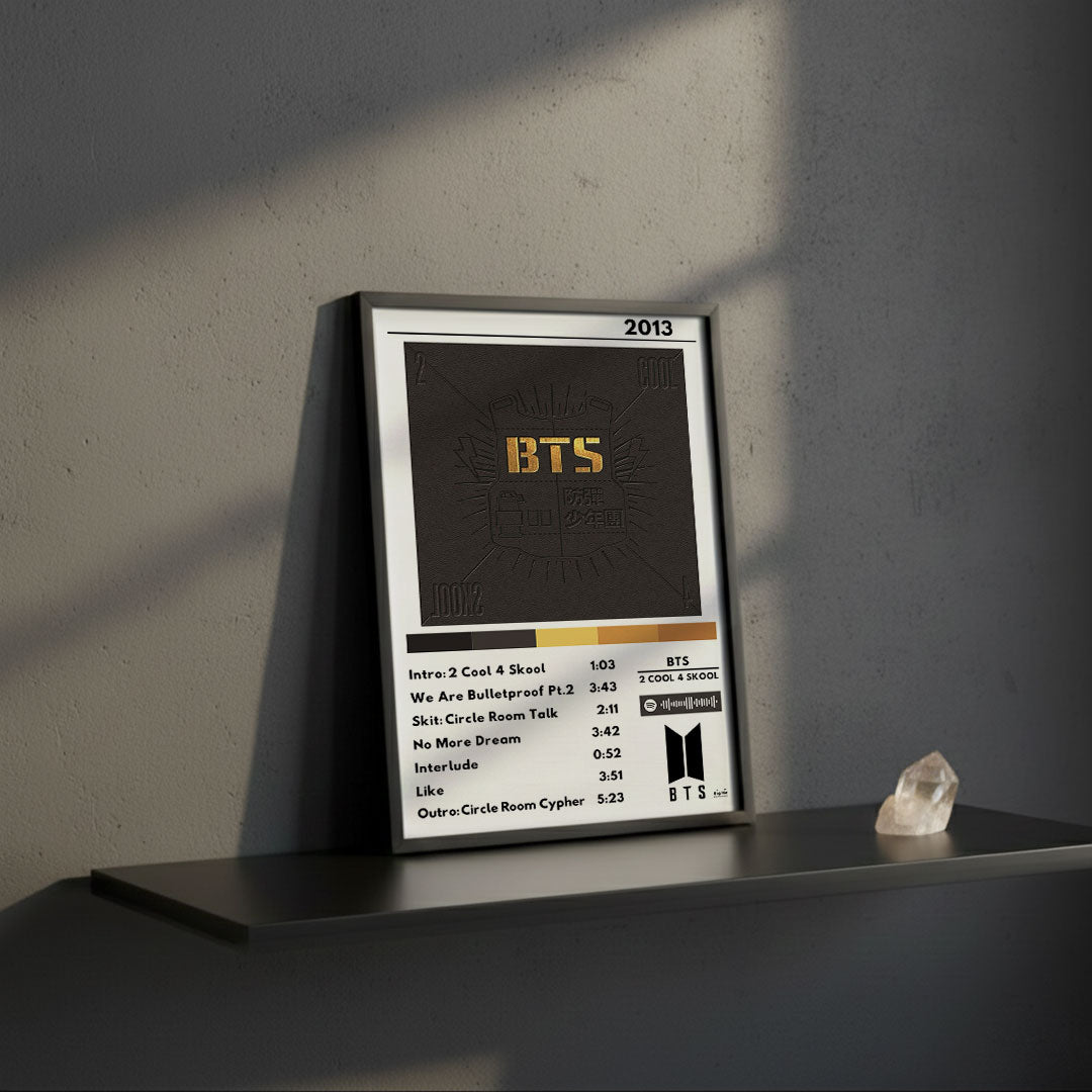 Cuadro BTS - 2 Cool 4 Skool