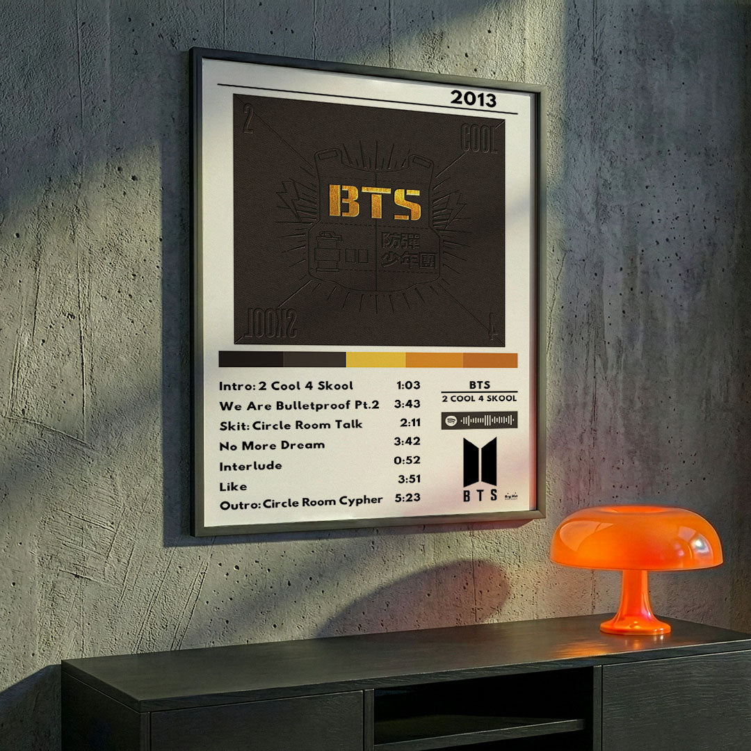Cuadro BTS - 2 Cool 4 Skool