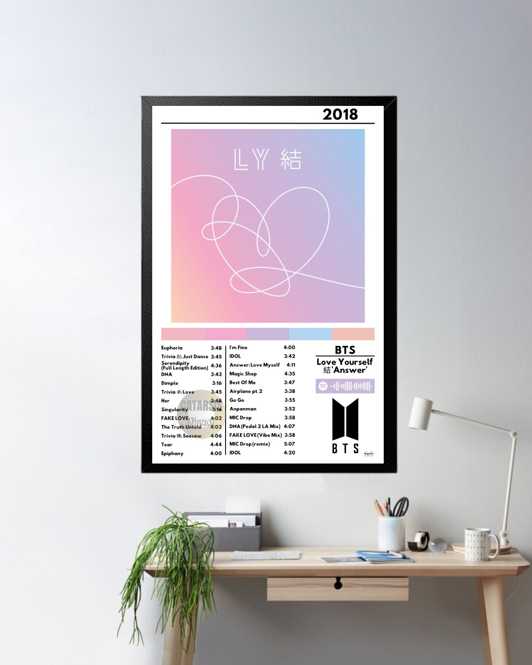 Cuadro BTS - Love Yourself: Answer
