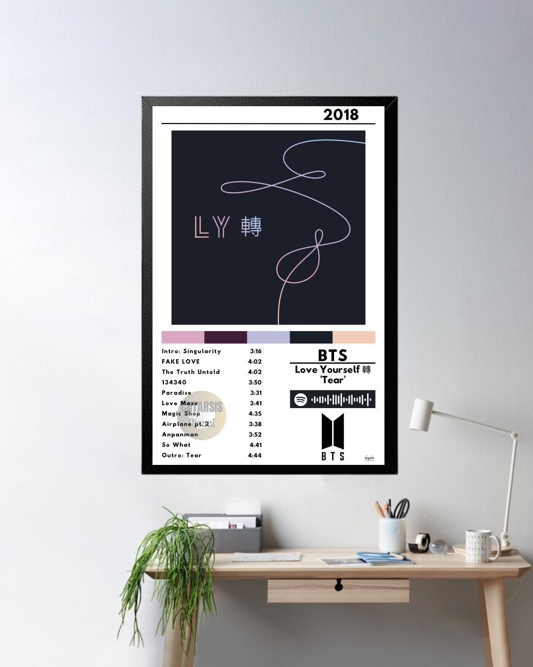 Cuadro BTS - Love Yourself: Tear