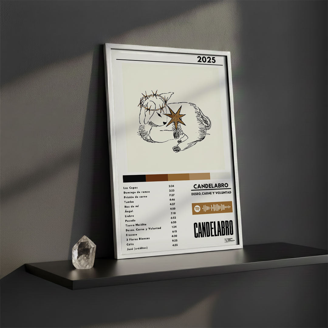 Cuadro Candelabro - Deseo, Carne y Voluntad