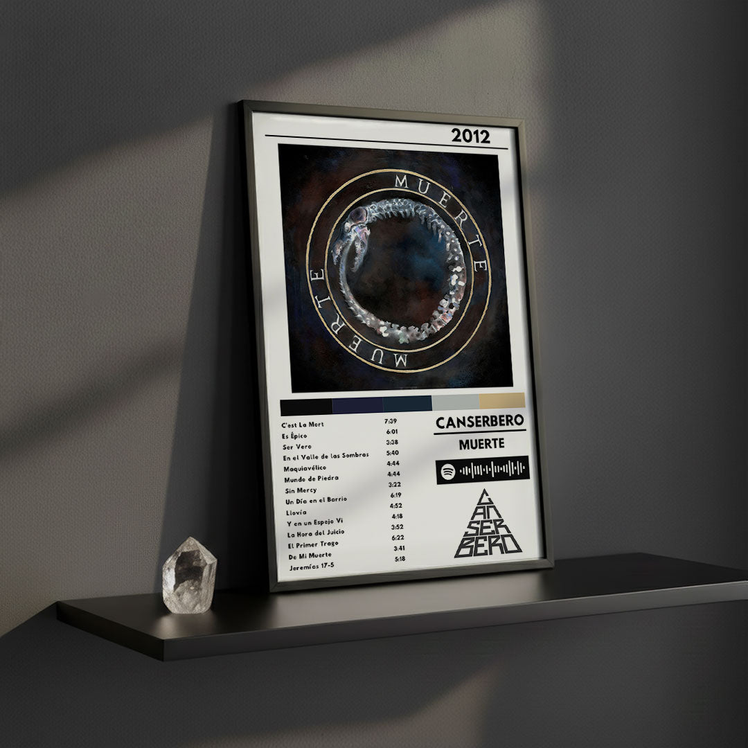 Cuadro Canserbero - Muerte