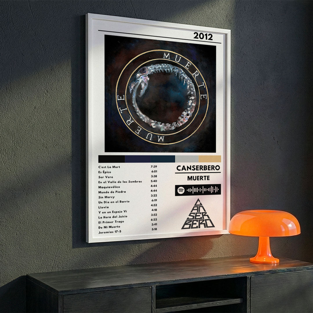Cuadro Canserbero - Muerte