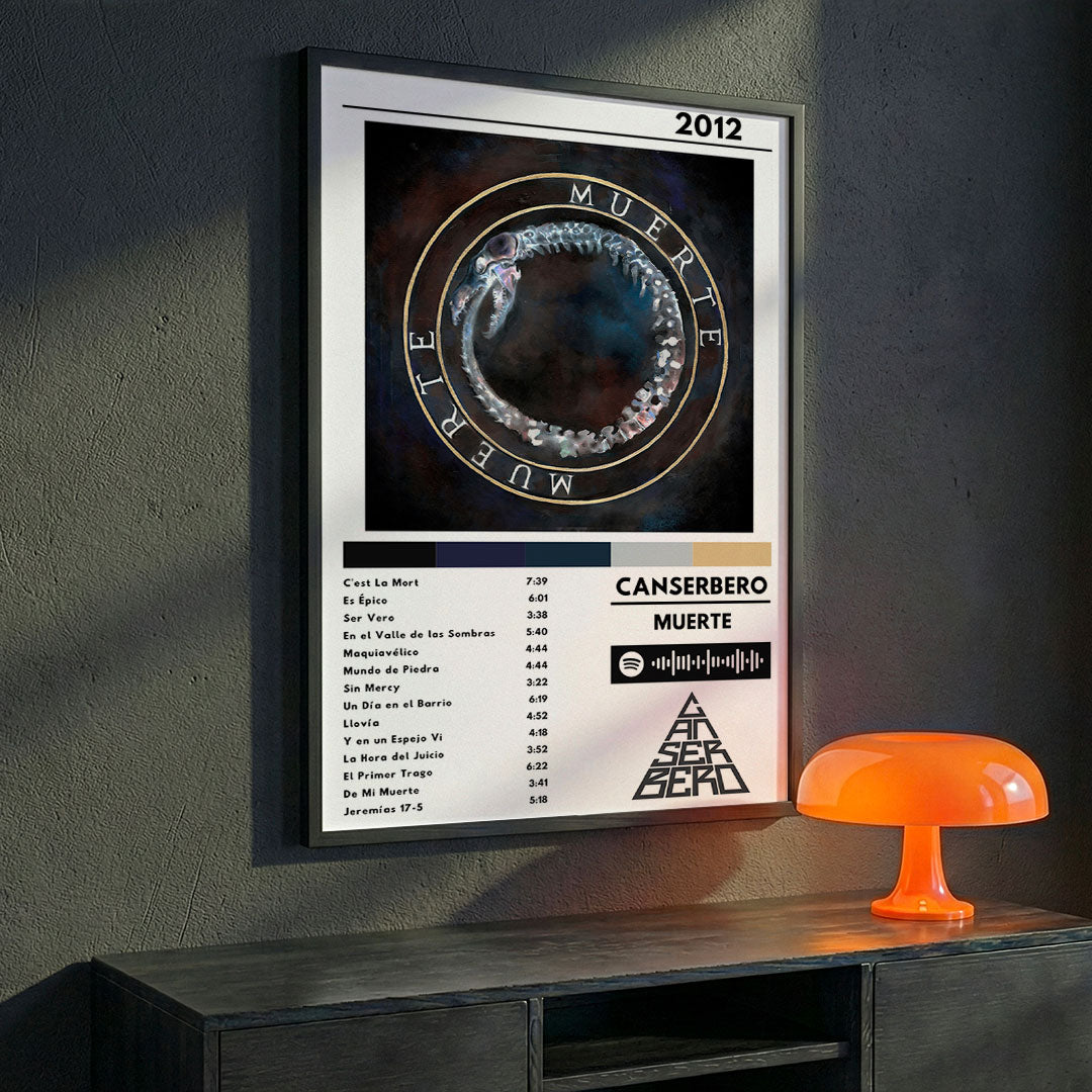 Cuadro Canserbero - Muerte