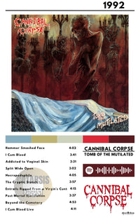 Cuadro Cannibal Corpse - Tomb of the Mutilated