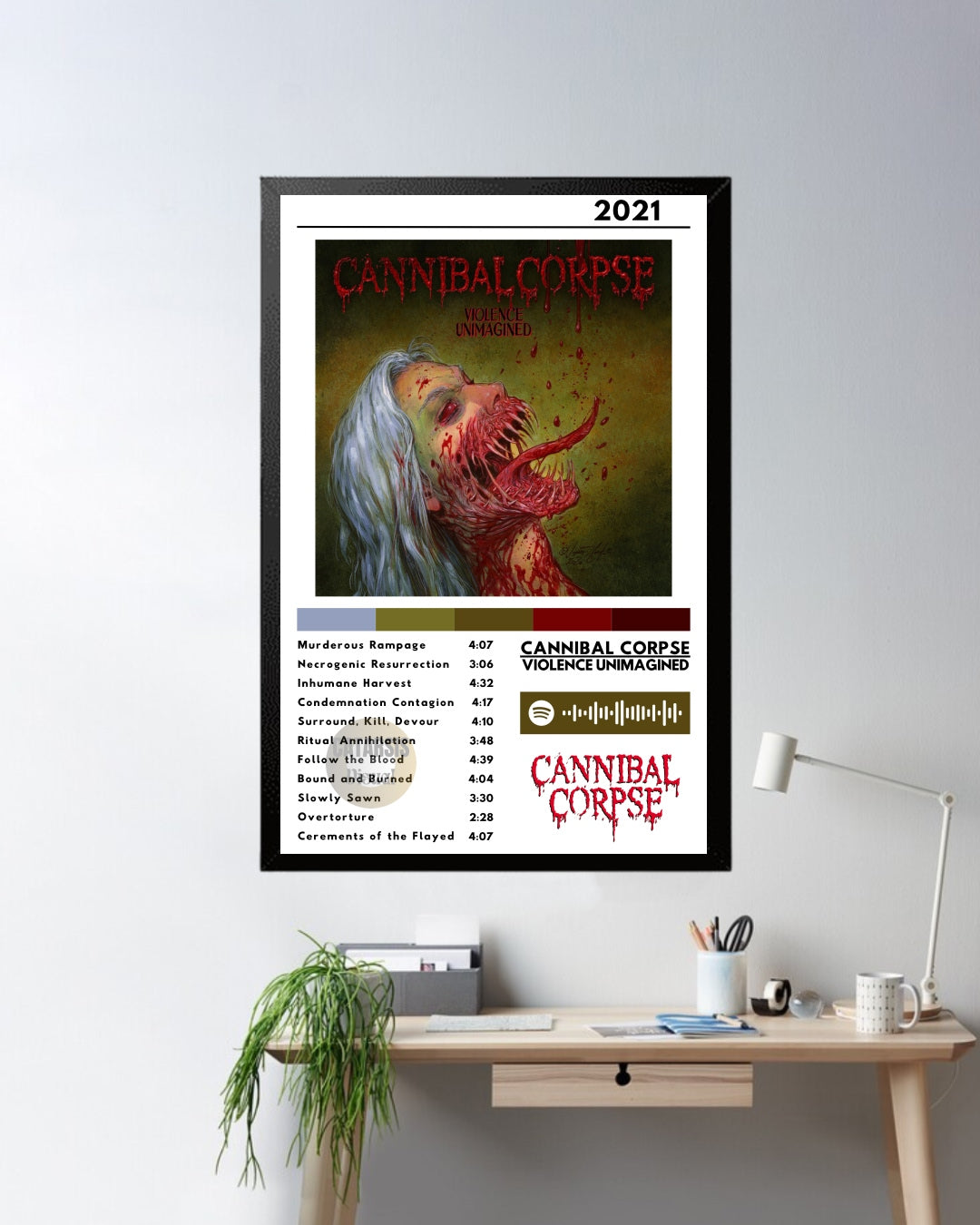 Cuadro Cannibal Corpse - Violence Unimagined