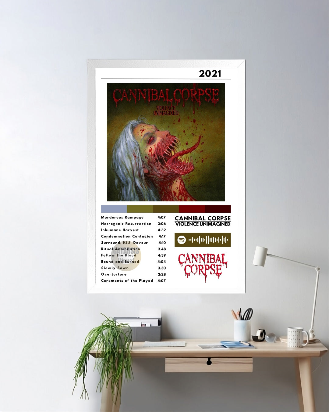 Cuadro Cannibal Corpse - Violence Unimagined
