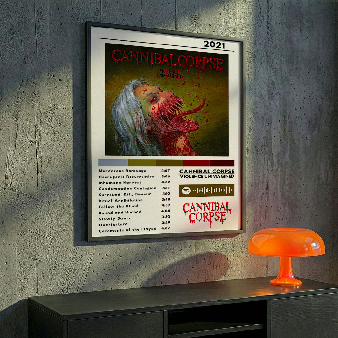 Cuadro Cannibal Corpse - Violence Unimagined