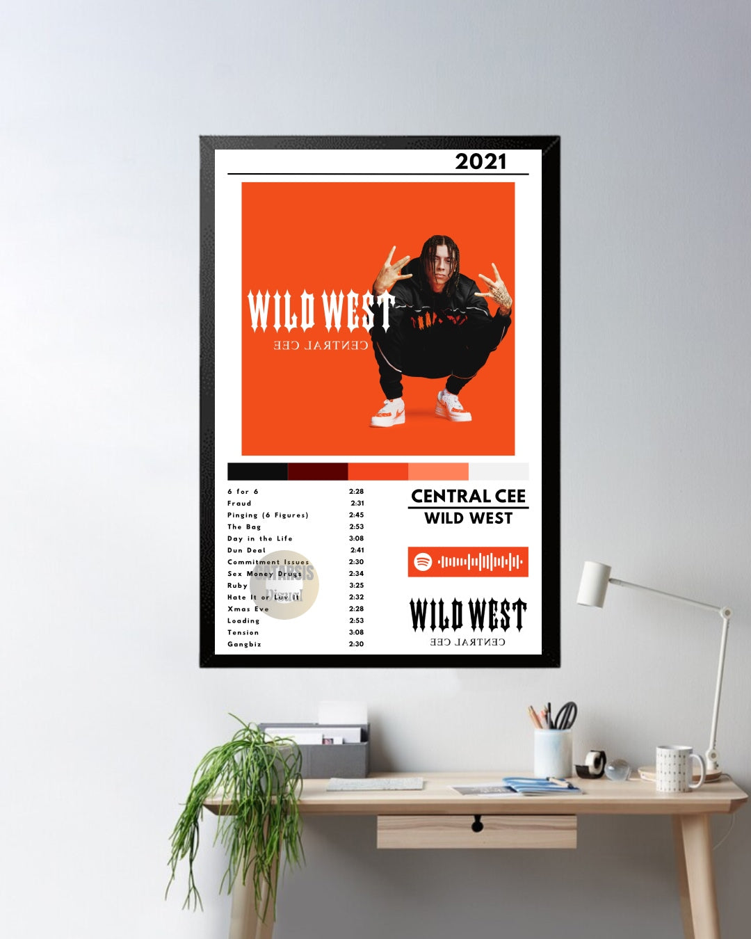 Cuadro Central Cee - Wild West