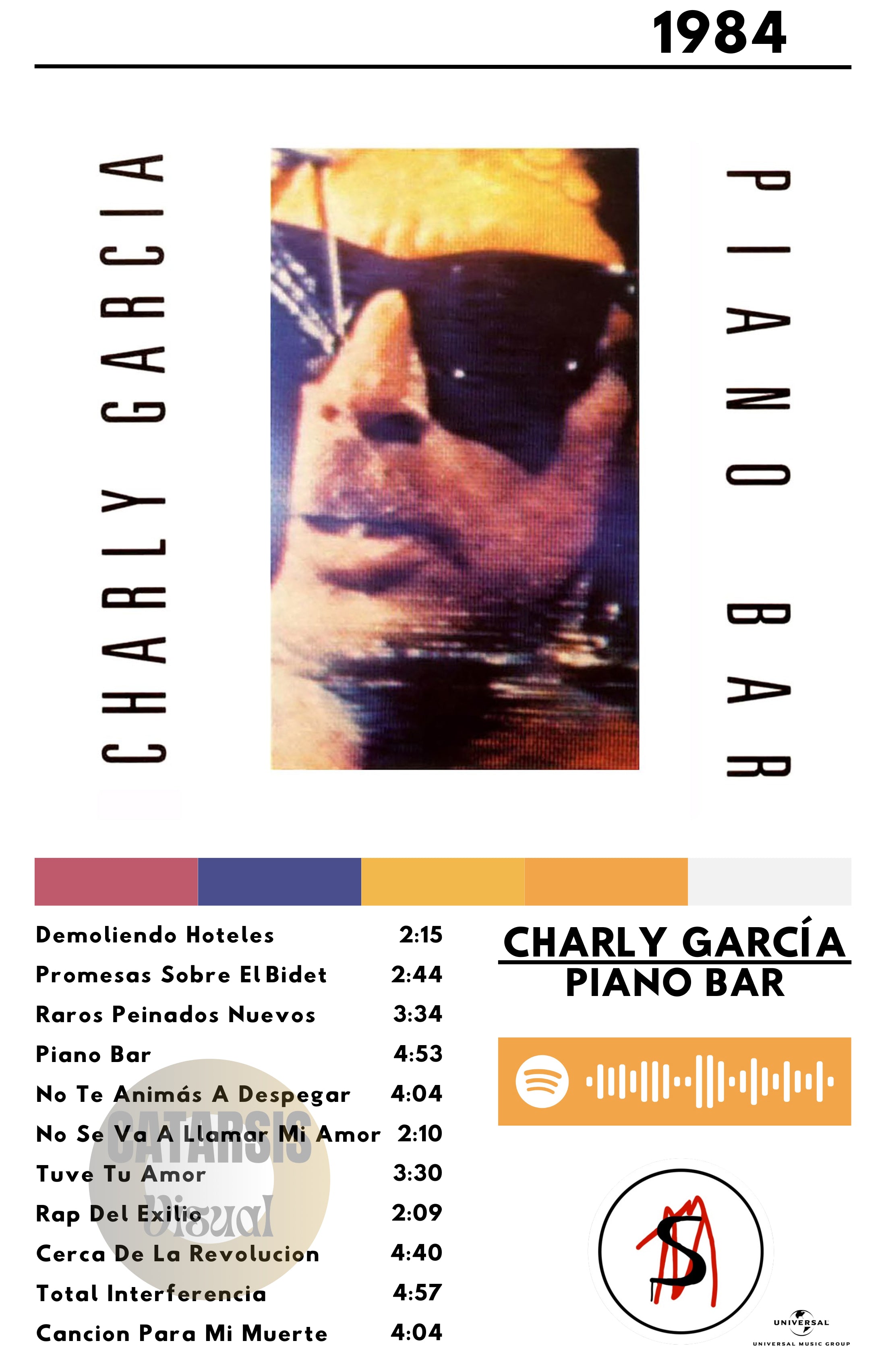 Cuadro Charly García - Piano Bar