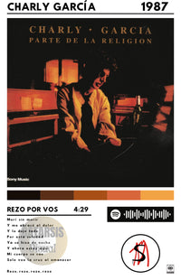 Cuadro Charly García - Rezo por vos