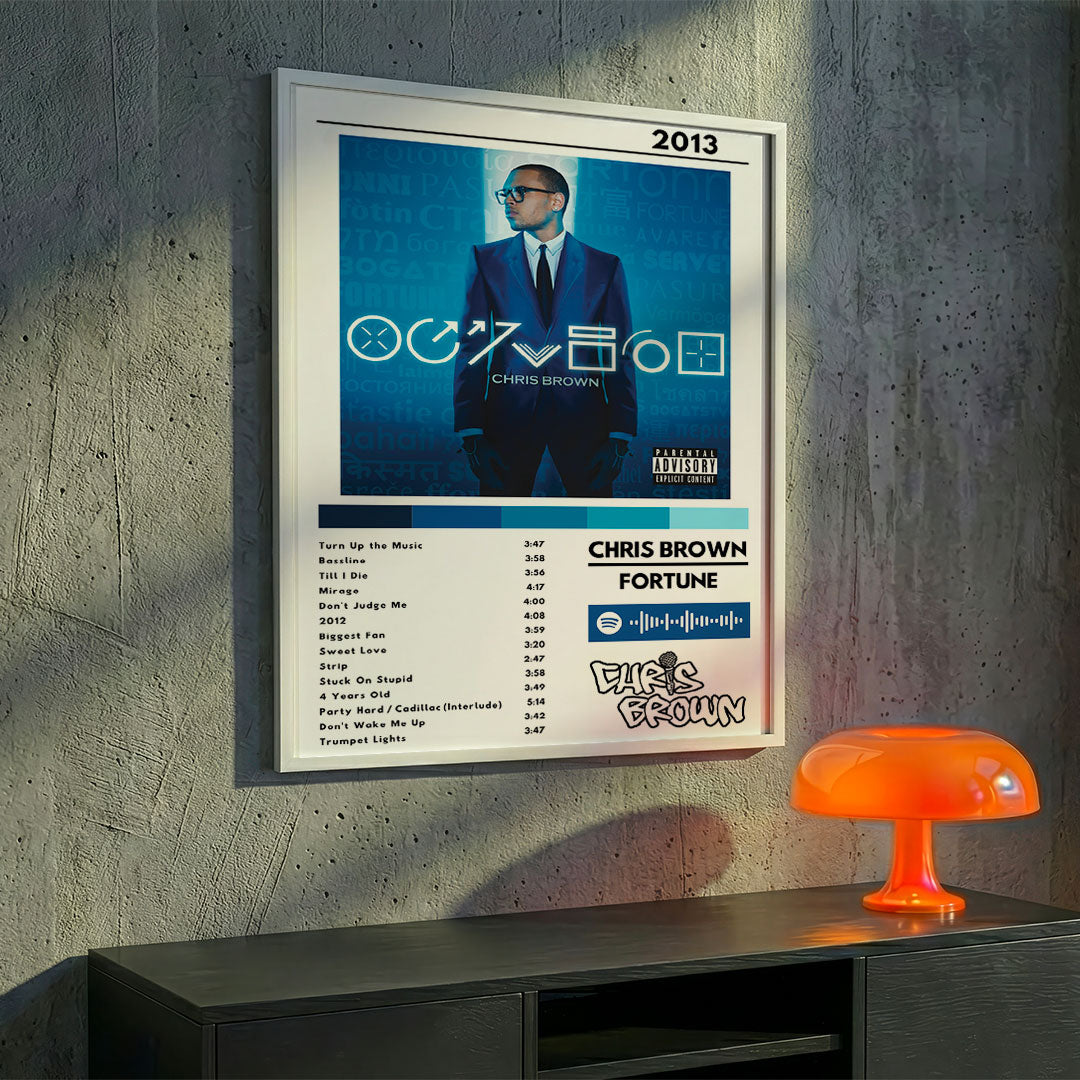 Cuadro Chris Brown - Fortune