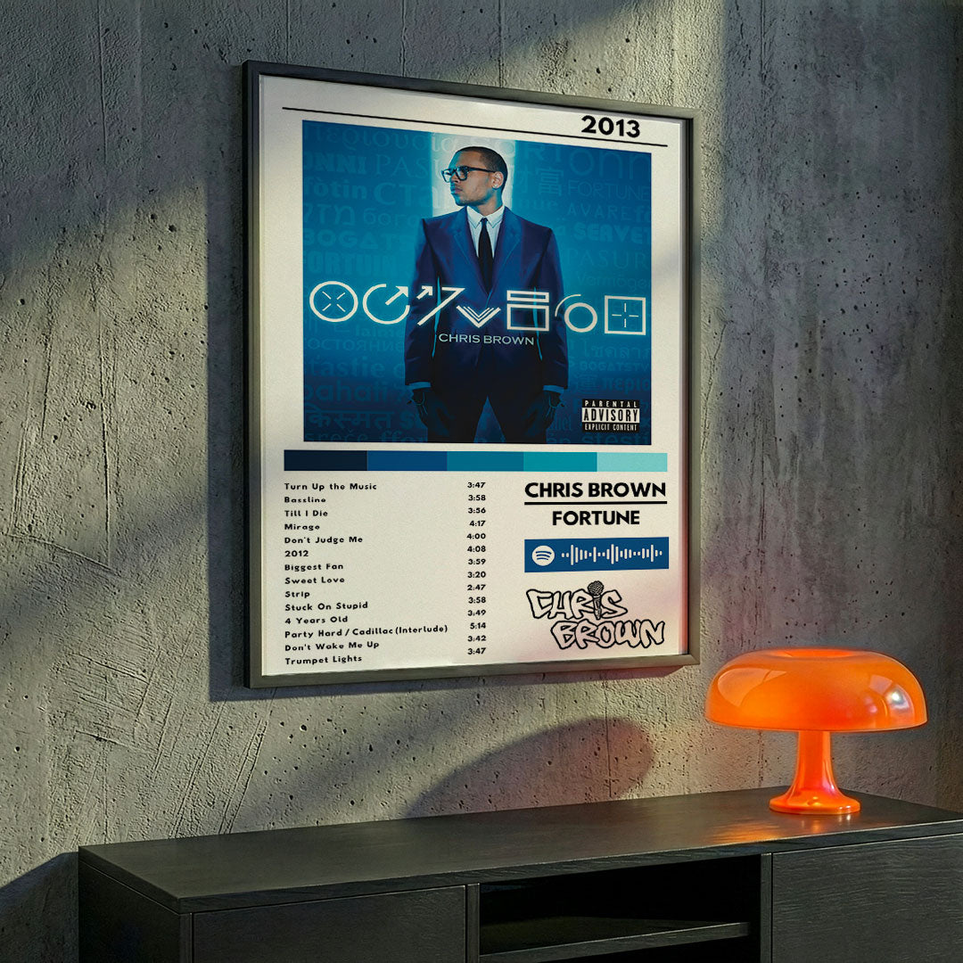 Cuadro Chris Brown - Fortune