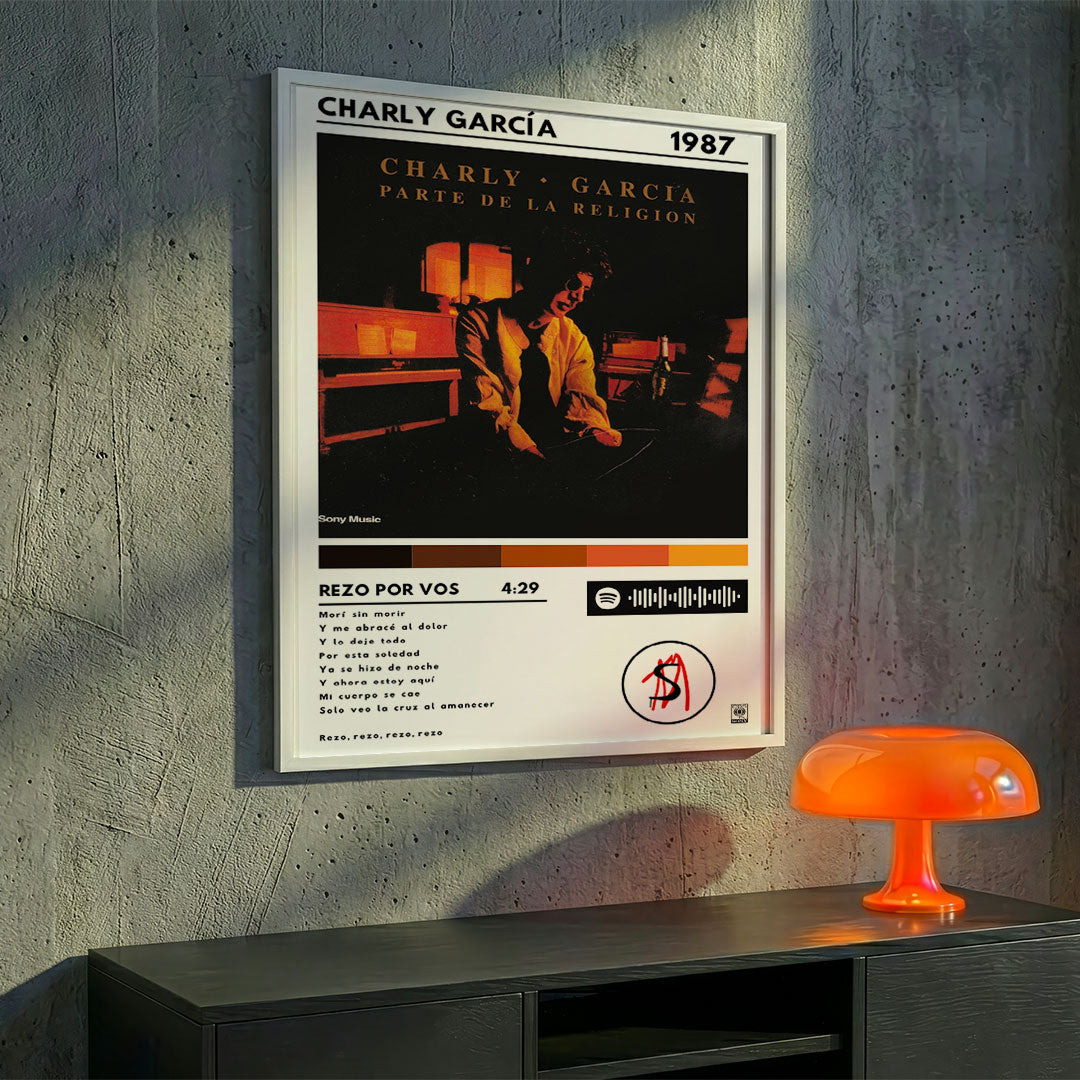 Cuadro Charly García - Rezo por vos