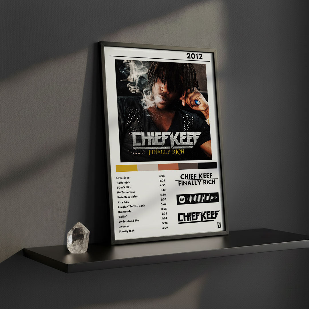 Cuadro Chief Keef - Finally Rich