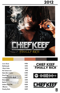 Cuadro Chief Keef - Finally Rich