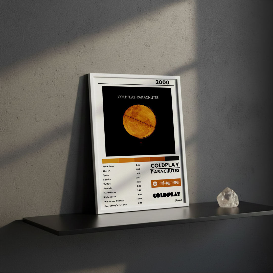 Cuadro Coldplay - Parachutes
