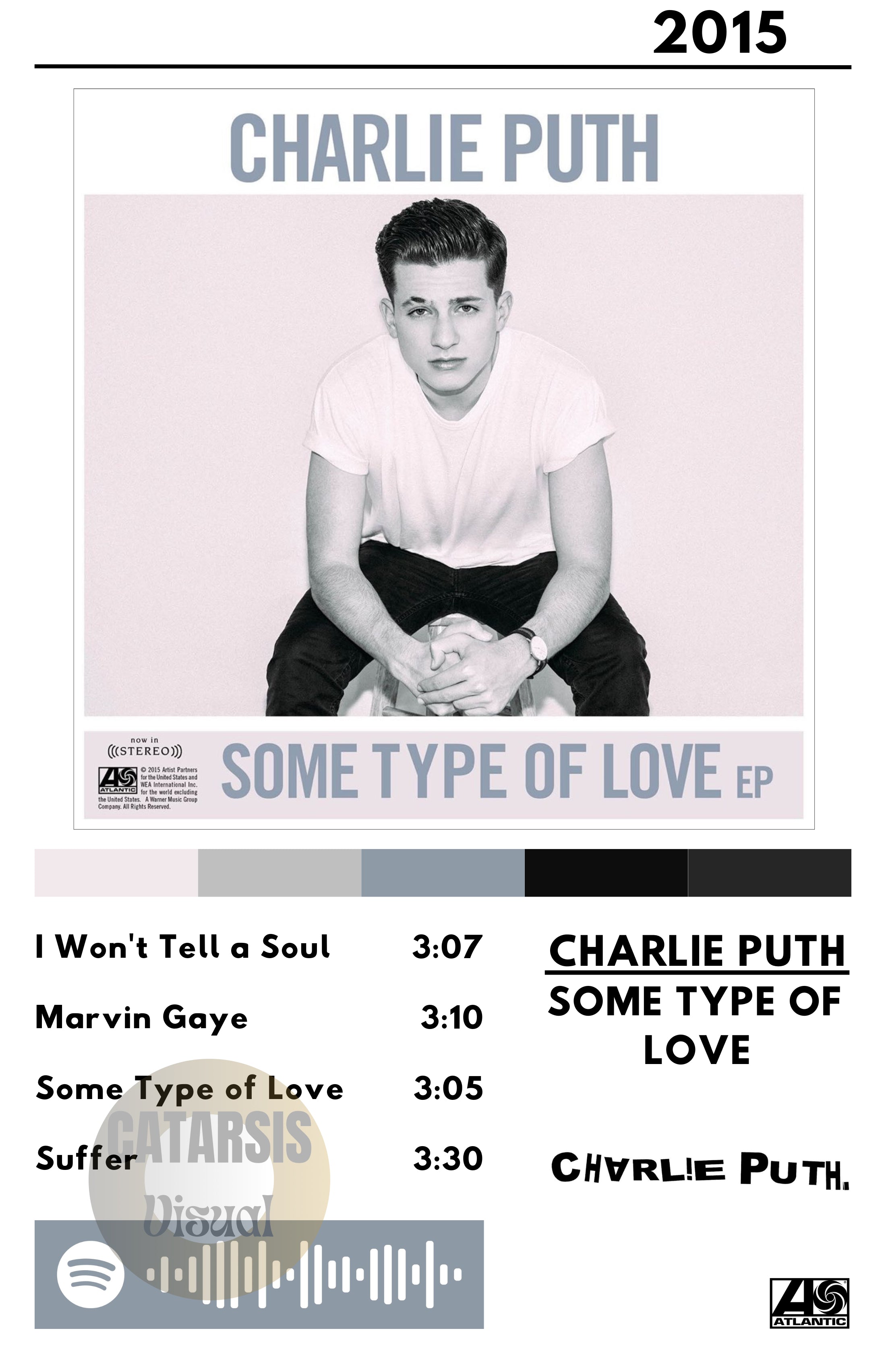 Cuadro Charlie Puth - Some Type of Love