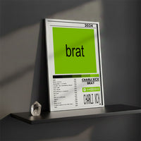 Cuadro Charli xcx - BRAT