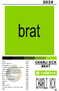 Cuadro Charli xcx - BRAT