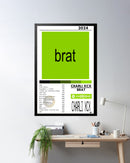 Cuadro Charli xcx - BRAT