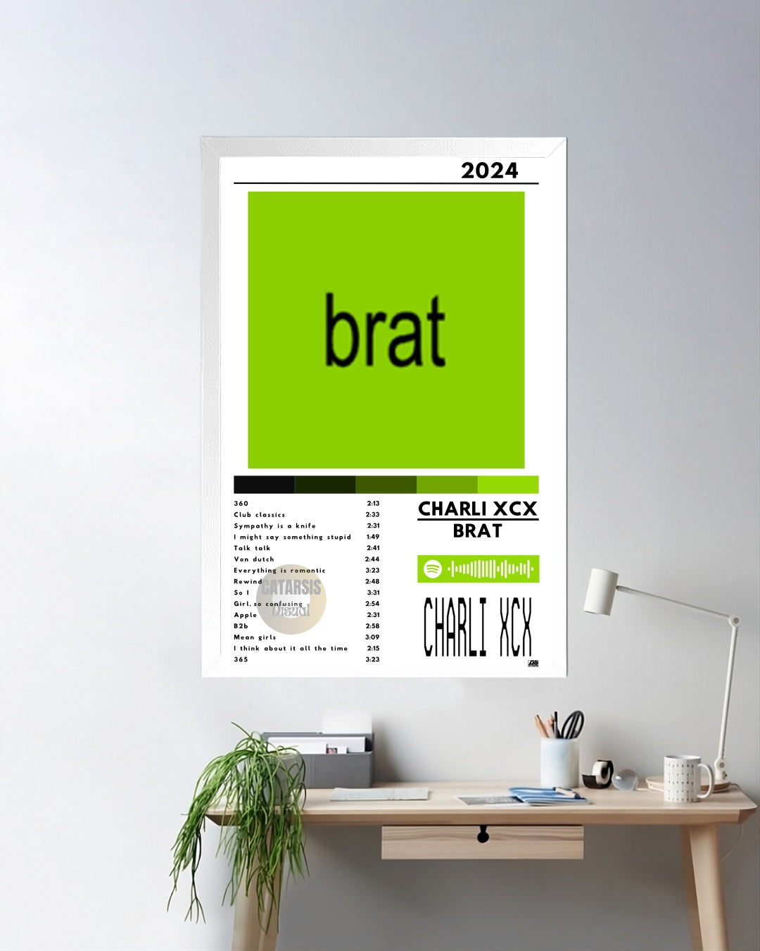 Cuadro Charli xcx - BRAT