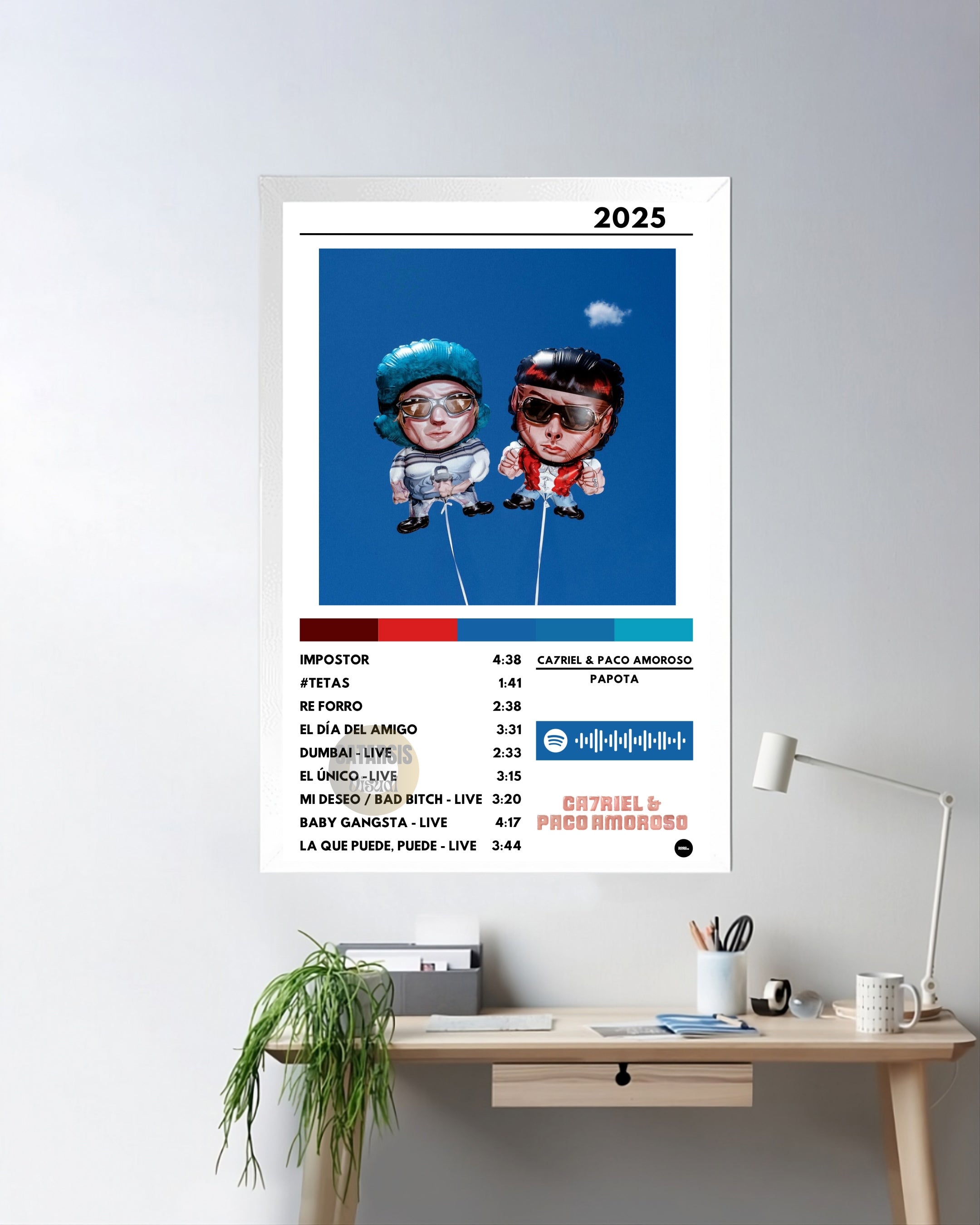 Cuadro CA7RIEL & Paco Amoroso - PAPOTA