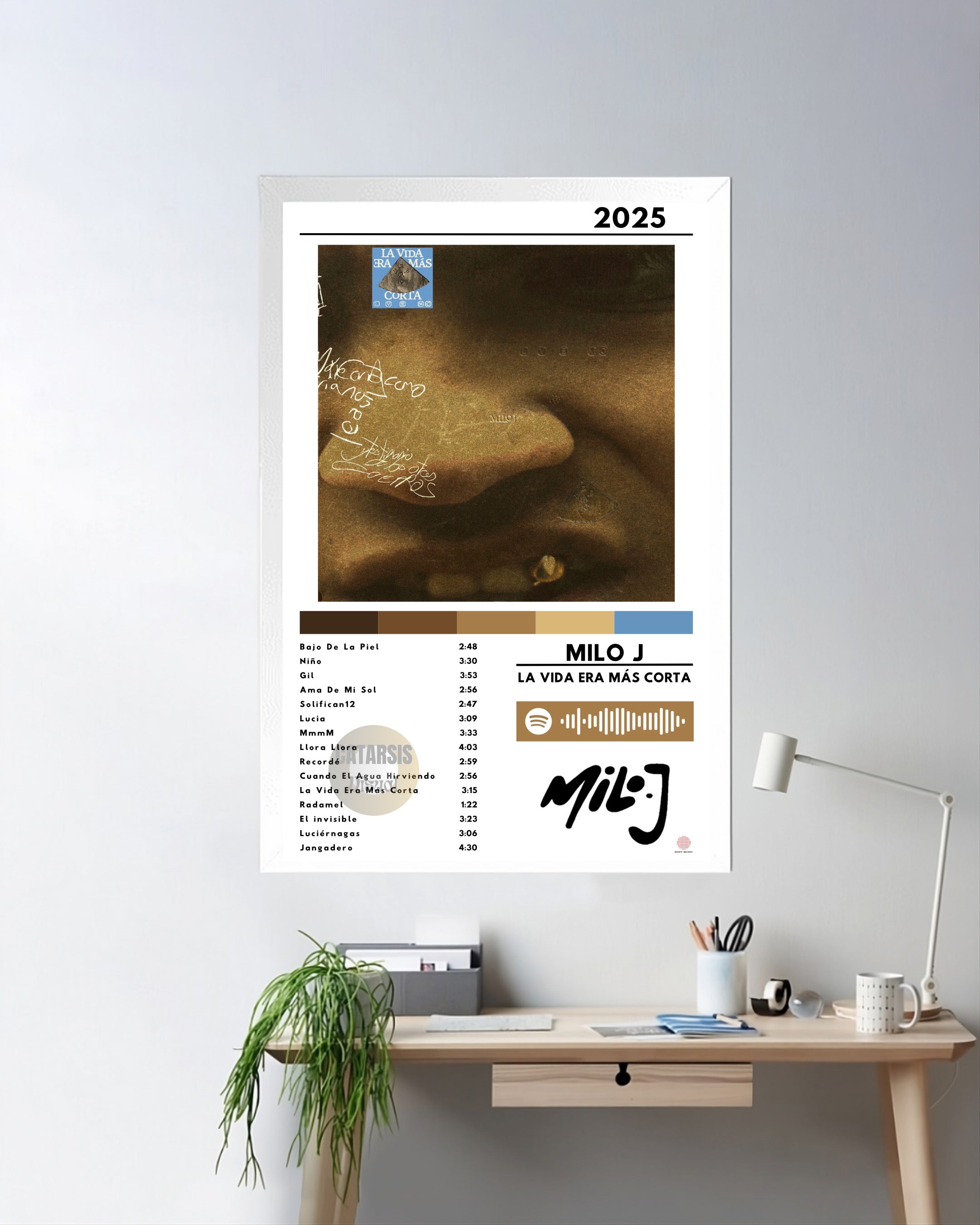 Cuadro Milo J - La Vida Era Más Corta