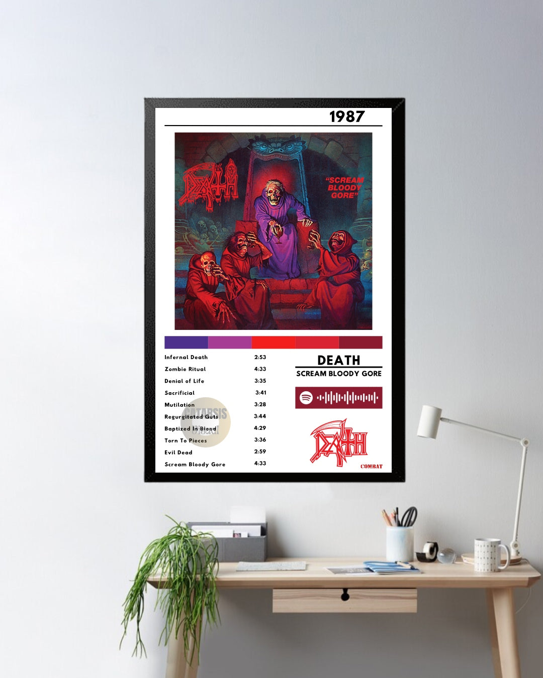 Cuadro Death - Scream Bloody Gore