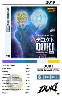 Cuadro Duki - Súper sangre joven