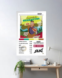 Cuadro Duki - Temporada de reggaetón