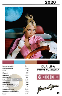 Cuadro Dua Lipa - Future Nostalgia