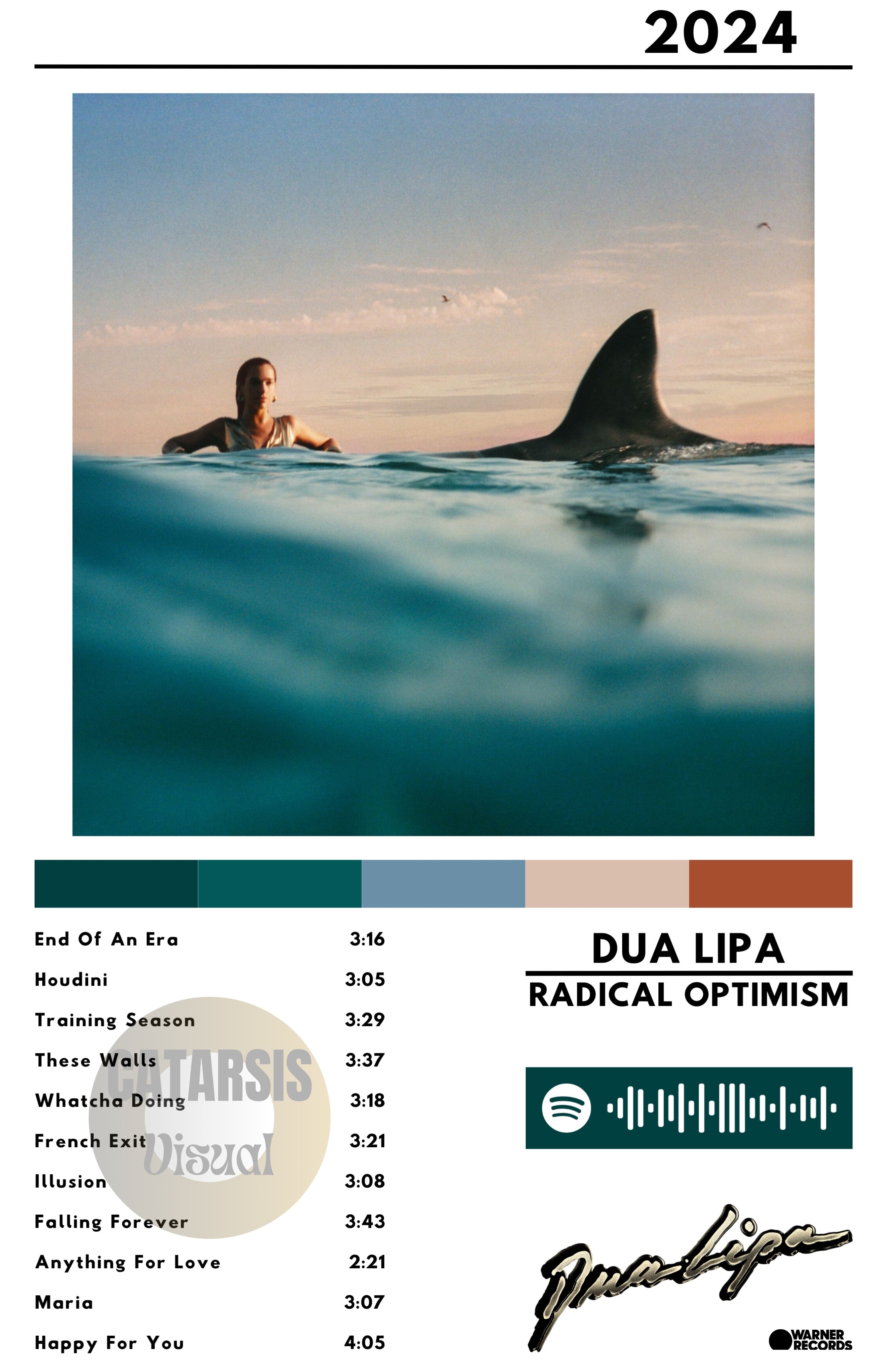 Cuadro Dua Lipa - Radical Optimism