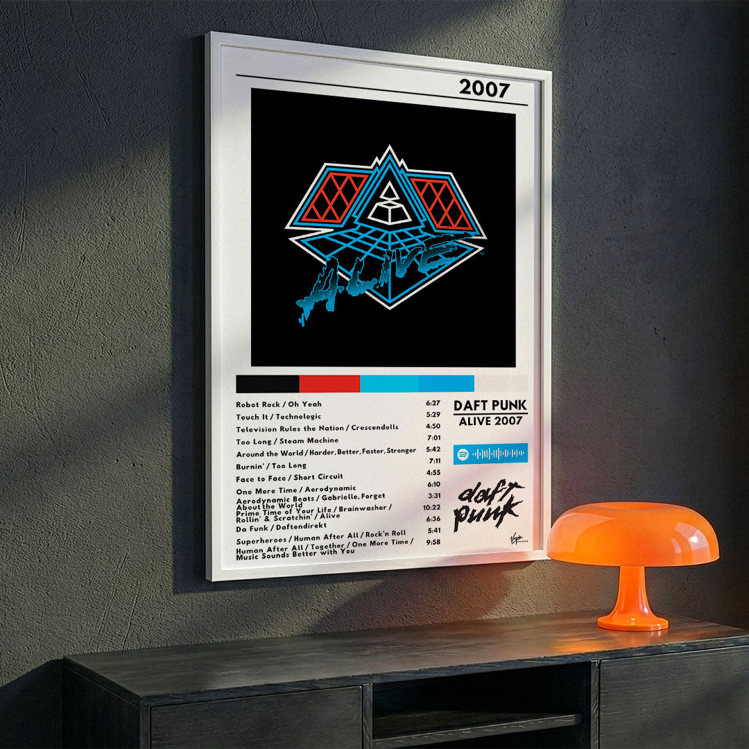 Cuadro Daft Punk - Alive 2007