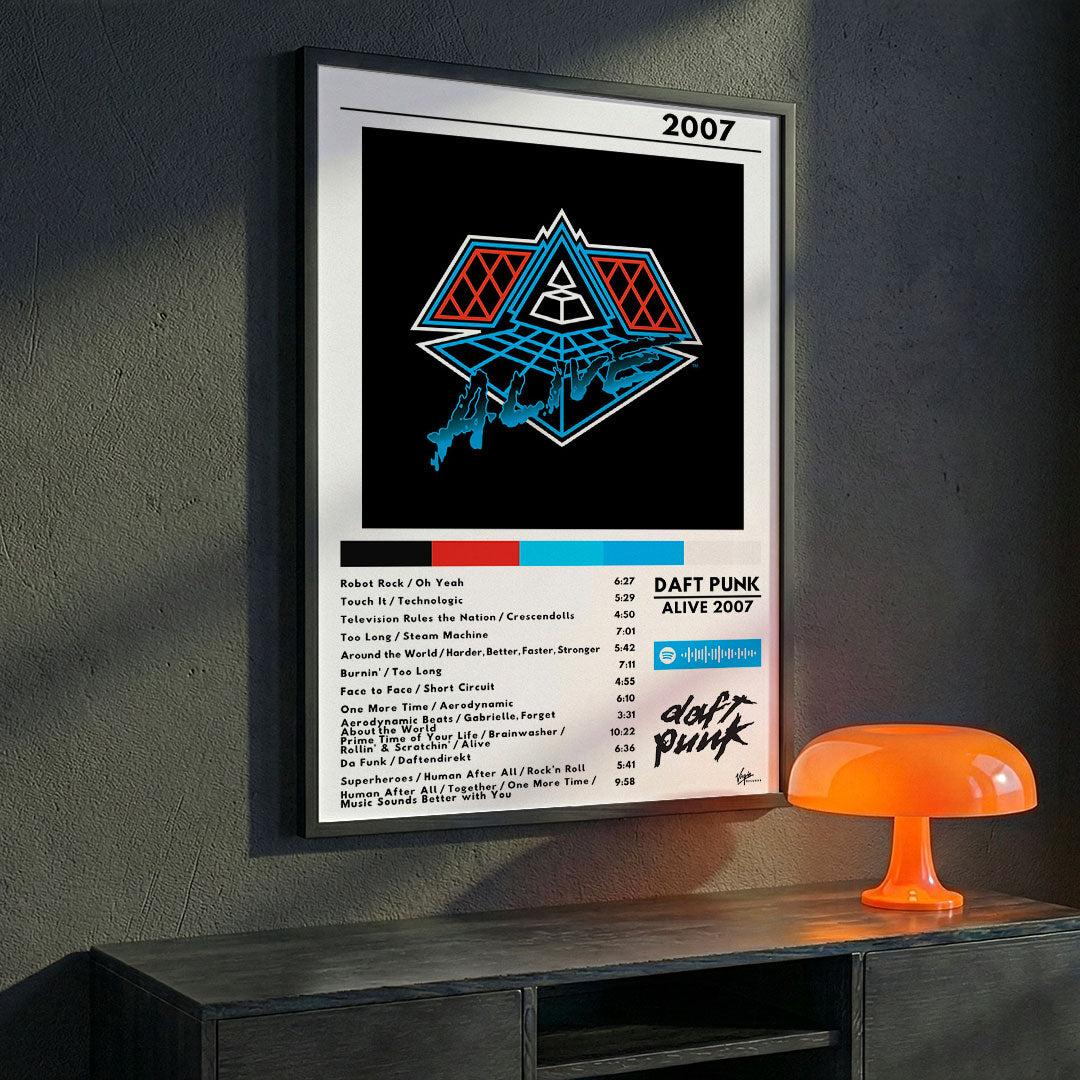 Cuadro Daft Punk - Alive 2007