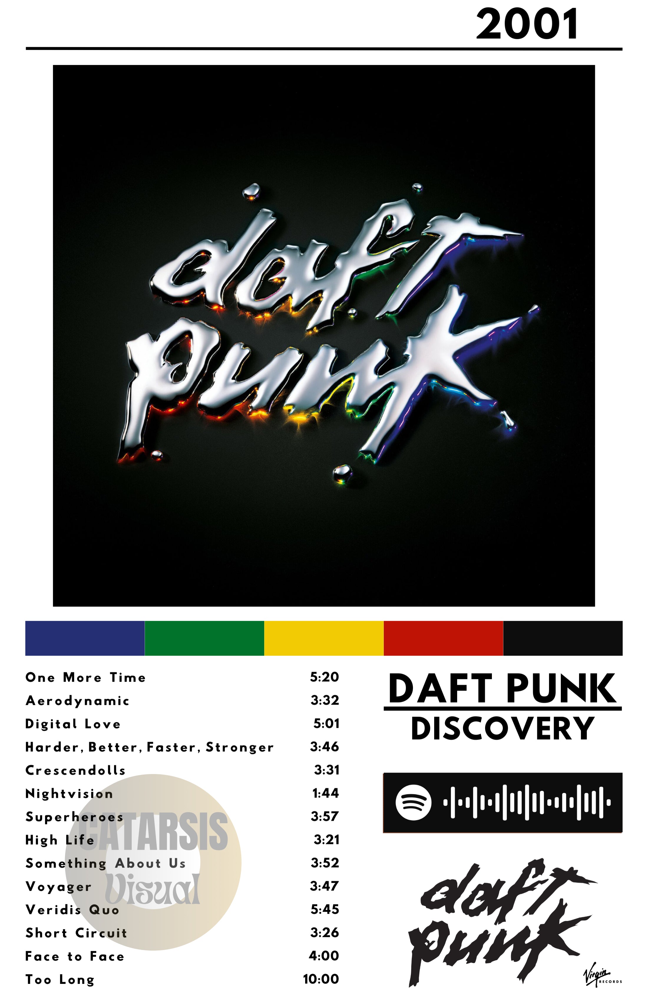 Cuadro Daft Punk - Discovery