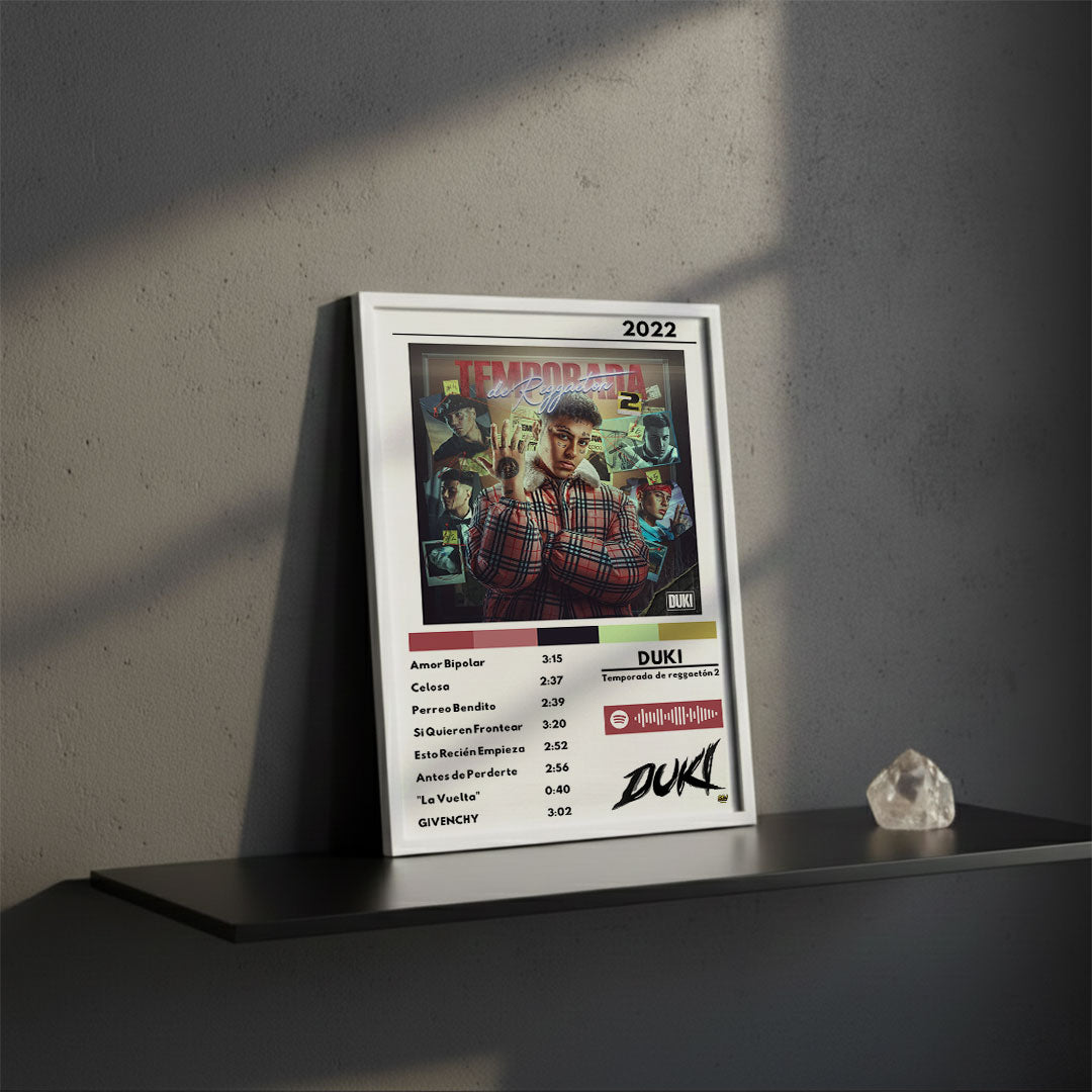 Cuadro Duki - Temporada de reggaetón 2