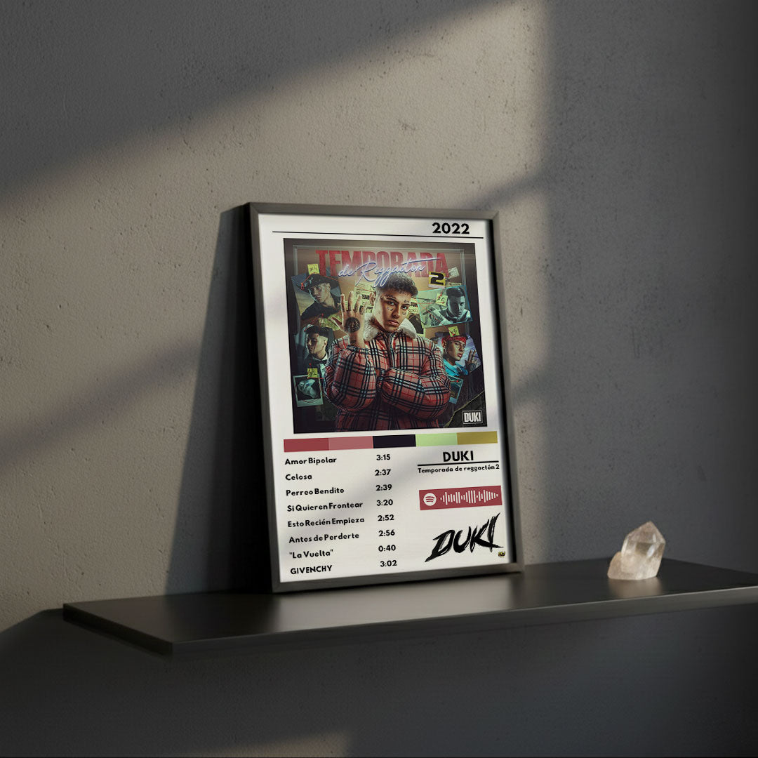 Cuadro Duki - Temporada de reggaetón 2